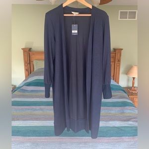 NWT navy blue duster cardigan
